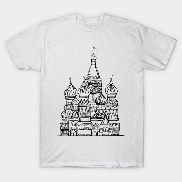 Fairy Tale Castle T-Shirt by staceyromanart